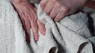 Old Daddy returns from Hospital. First I check his cock, yes okay.