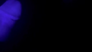 Quick Pee outside my house in UV light