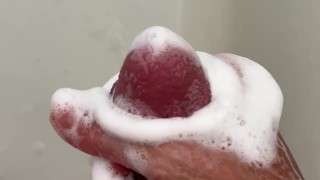 Cum in he shower
