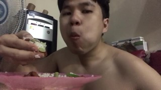 EATING MY MOTHER COOKING PART 9