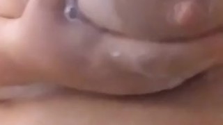 Big titties in the shower