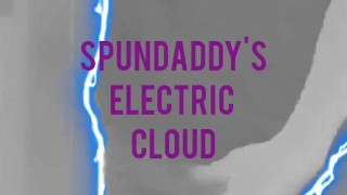 SPUNDADDY BLOWS AN ELECTRIC CLOUD ON HIS OWN FAT COCK