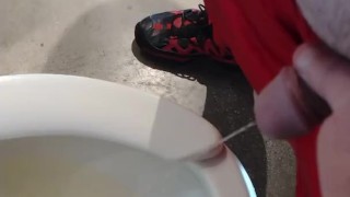 Taking a nice piss in Starbucks for you