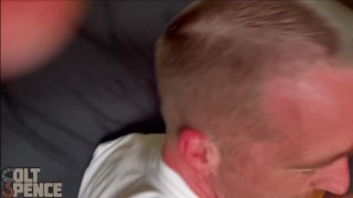 Colt Spence and Nick Charms Dump a load in Nate Stetson