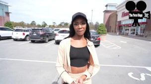 Ebony Babe Sucked Me Up In The Car And Got A Hard Pounding On That Ass
