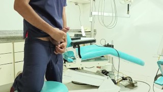 Handjob in the dentist's office full video
