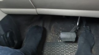 ManToes Sweaty Socks Pedal Pushing After A Long Day