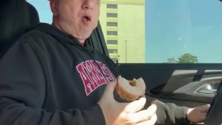 Pig eats and chugs soda