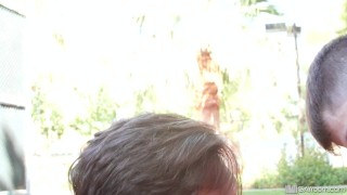 Hot 18 Year Old Kory Houston Fucks His Str8 Friend Outdoors On A Blanket
