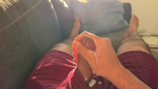 Israeli guy jerking off