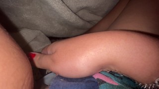 masturbates at dawn!! THIS TOY GOT HER PANTYHES WET VERY QUICKLY💙💙