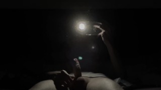 teen twink (18) jerks off in bed