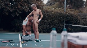 ICON MALE - Draven Navarro Takes Tennis Lessons With Instructor Andy Taylor Who Wants His Dick