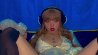 masturbating with two vibrators