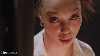 Deeper. Cunning thief Alexis fucks her way out of trouble