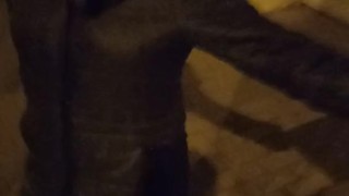 Walking nude on main street