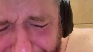 Watch KinkKire’s Face As He Takes His THICKEST dildo yet!