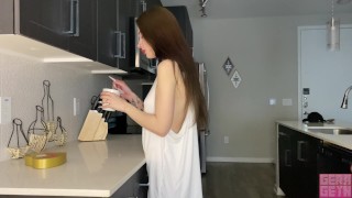 Sensual Morning Creampie Sex After Romantic Date