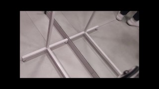 pee in a fitting room with Lavinia della Love