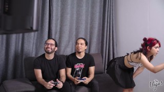 One cock isn't enough for petite latina Cindy Luna! So we had to double penetrate her!