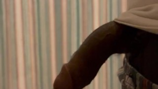Pissing in the shower with a semi