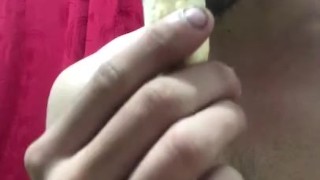 skills, deepthroat with a banana ~Damonhardx