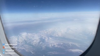 Реальная мастурбация в самолете ✈️☁️