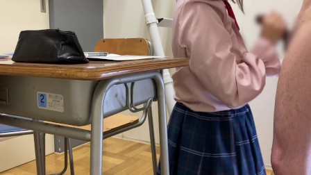 【高画質・独占公開】Fuck a Japanese school girl ウブなと先生とDK（素人）が授業中エッチ。学校（教室）で個撮セックス！japanese amateur Homemade