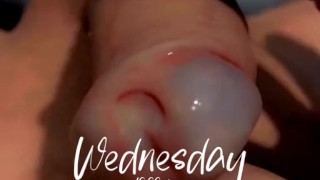 Sticky teen precum