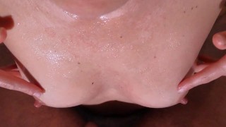 I want to CUM on my TITS