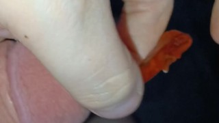 Sean tries gummy snake sounding