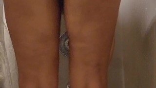 Ass shaking in shower