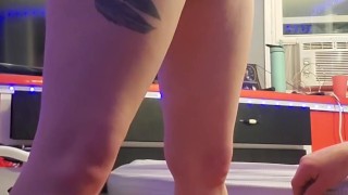 Making his dick get hard, one pee at a time