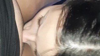 In the hookah bar I seduced the waitress who licked my pussy - Lesbian_illusion