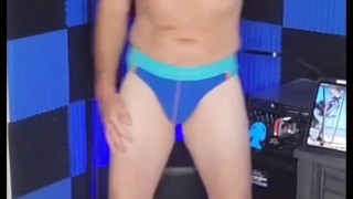 My first sexy underwear try on (Blue Collection)