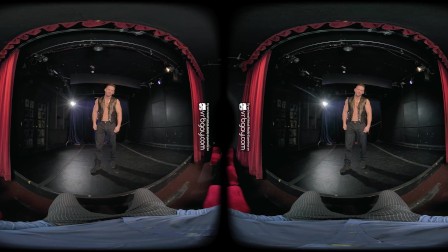 VR Bangers gay porn with Roman Todd muscle strip VR porn