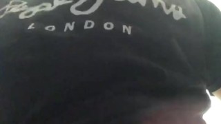 gran corrida mientras chupo dildo de mi mujer