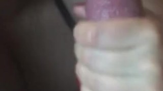 Girl suprised by incoming of so many waves of cum and suck it further