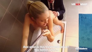 Hungarian Babe Sicilia Consolated In The Bathroom By Stud - VIP SEX VAULT