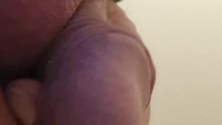 Quick piss from small penis