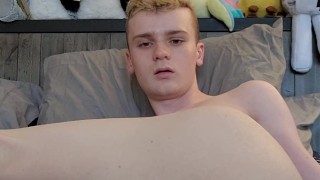 Fucked a load out of myself and pushed it up inside me with my dildo