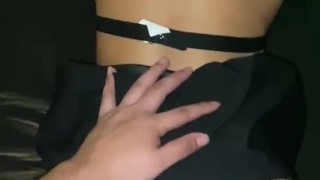 Con el novio de mi amiga en la fiesta