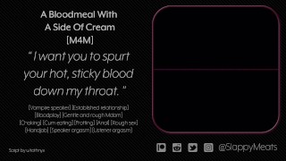 [M4M] Vampire Boyfriend for Rough Sex and Feeding [Audio] [ASMR]