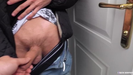 BIGSTR - Handsome College Student Has A Big Appetite For A Stranger's Cock & Makes Him Cum Twice