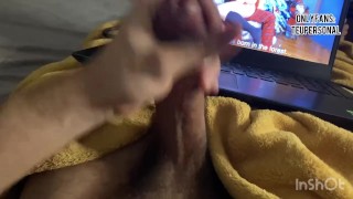 Full pornhub experience, jerk off in bed