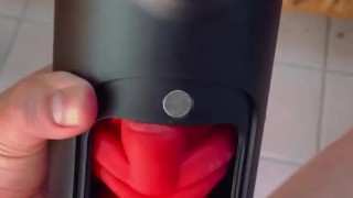 Jerk off with my new sex toy