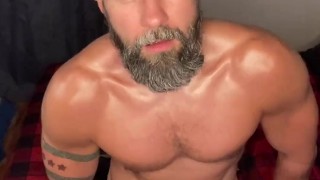 Country bro in jockstrap shows off for camera