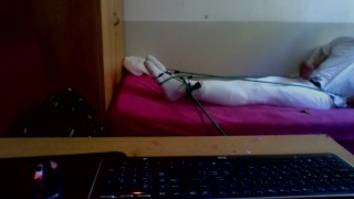 white stocking in bondage