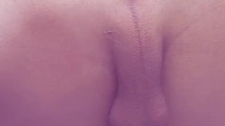 Pink Dildo all the way in my Ass, Fisting and Belly Bulge - Preview