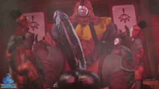 Blade Master throbby cock growth LOOP